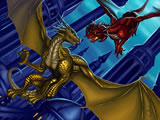 Fighting in the mage city