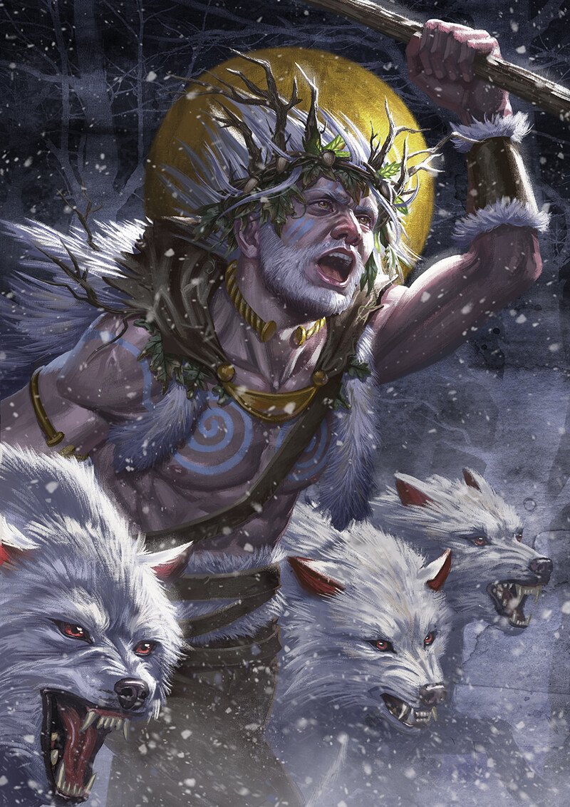 Winter Hunter, illustration by Sara Forlenza