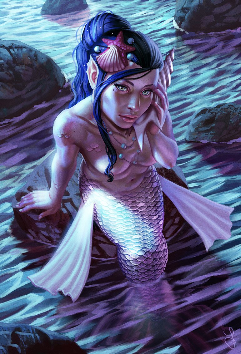 Sea Lullaby, illustration by Sara Forlenza